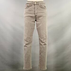 LEVI STRAUSS Size 27 Wedgie Straight Grey Cotton Blend Button Fly Jeans
